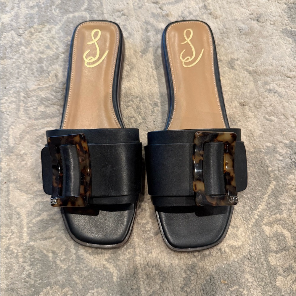 Sam Edelman Black Slide Sandals